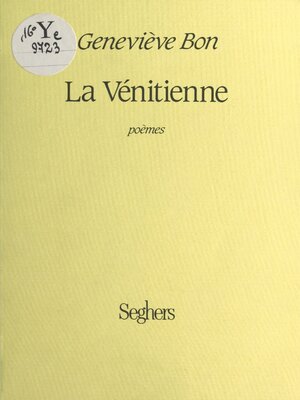 cover image of La Vénitienne